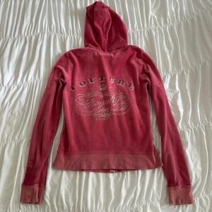 Y2K M Juicy Couture Hot Pink Track Jacket